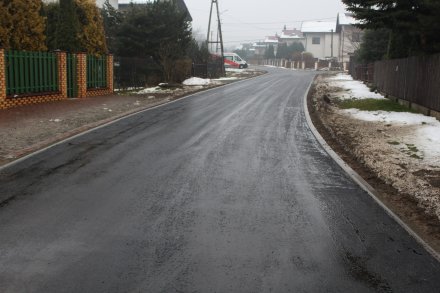 Fragment wyremontowanej ulicy Torfowej